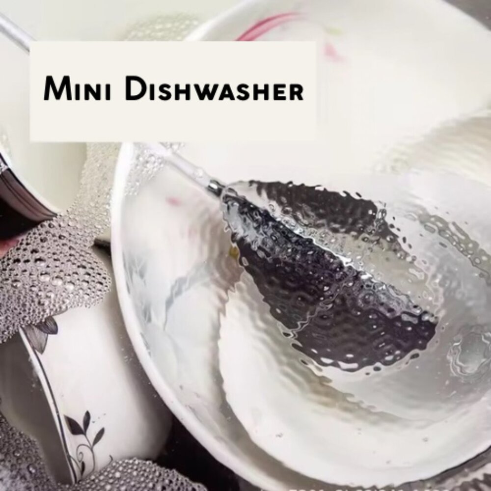 Powerful Travel-Sized Dishwasher!